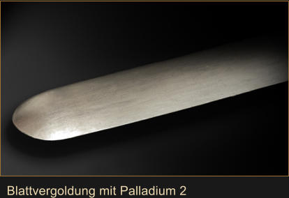 Blattvergoldung mit Palladium 2