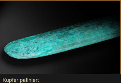Kupfer patiniert