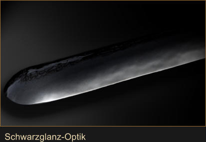 Schwarzglanz-Optik