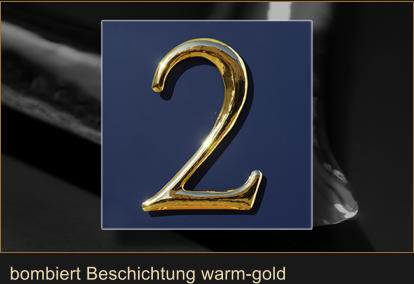 bombiert Beschichtung warm-gold